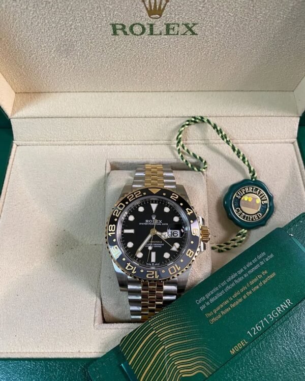 Rolex Yellow Gold Rolesor GMT-Master II - 2024 - “Zombie” - Jubilee Bracelet - 126713GRNR *FULL SET* - Image 3