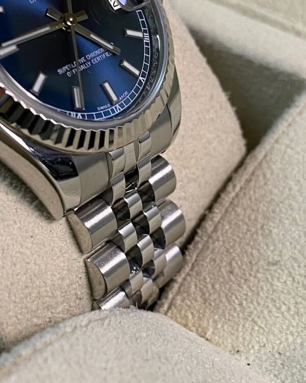 Rolex Steel Datejust 31 - 2016 - Fluted Bezel - Blue Index Dial - Jubilee Bracelet - 178274 *FULL SET* - Image 11