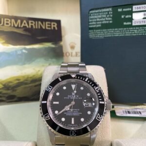 2009 Rolex Steel Submariner Date - V serial - Pre-Ceramic Bezel - Black Dial - 16610 *FULL SET*