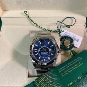 Rolex Steel Sky-Dweller - 2021 - Blue Dial - Oyster Bracelet - 326934 *FULL SET*