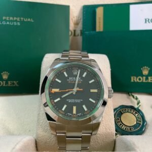 Rolex Milgauss - 2019 - Black Dial - Green Crystal - 116400GV *FULL SET*