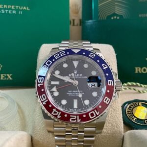 Rolex Steel GMT-Master II - 2021 -“Pepsi” - Black Dial - Jubilee Bracelet - 126710BLRO *NOS*