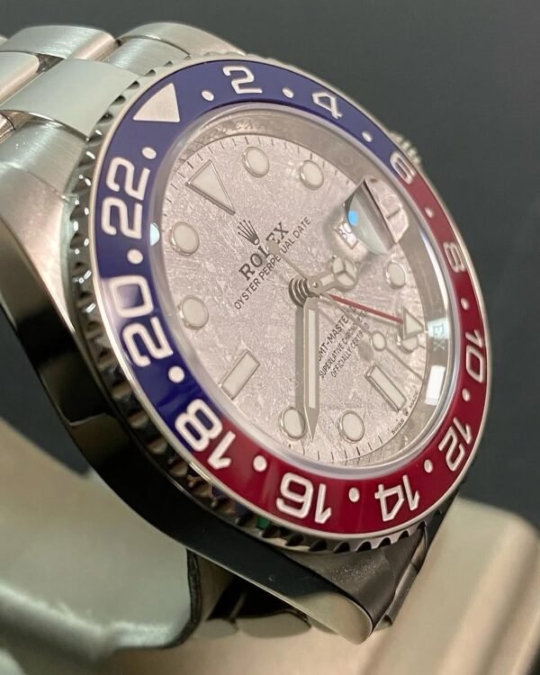 Rolex White Gold GMT-Master II - 2020 - “Pepsi” Bezel - Meteorite Dial - Oyster Bracelet - 126719BLRO *FULL SET* - Image 7