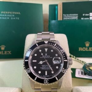 Rolex Steel Submariner Date - 2008 - Pre-Ceramic Bezel - Black Dial - 16610 *FULL SET*