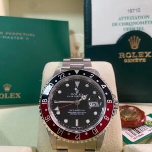 Rolex Steel GMT-Master II - Y serial - “Coke” - Oyster Bracelet - 16710 *FULL SET*