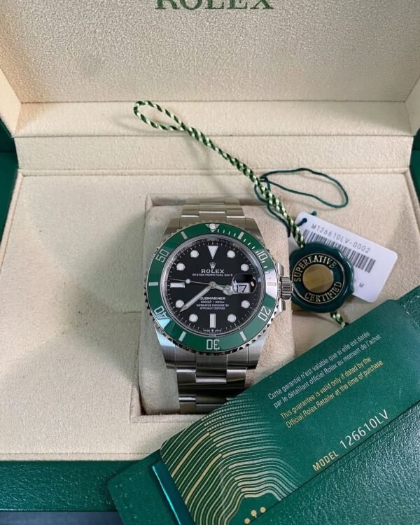 Rolex Steel Submariner Date - 2021 - “Starbucks” - Black Dial - 126610LV *FULL SET*