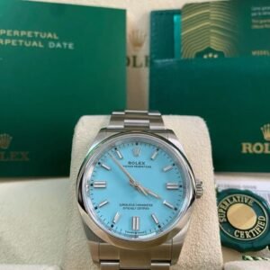 Rolex Steel Oyster Perpetual 36 - 2024 - Domed Bezel - “Tiffany” Turquoise Dial - Oyster Bracelet - 126000 *FULL SET*