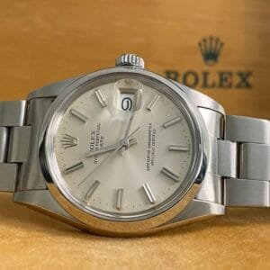 olex Steel Oyster Perpetual Date - 1978 - Domed Bezel - Silver Index Dial - Oyster Bracelet - 1500