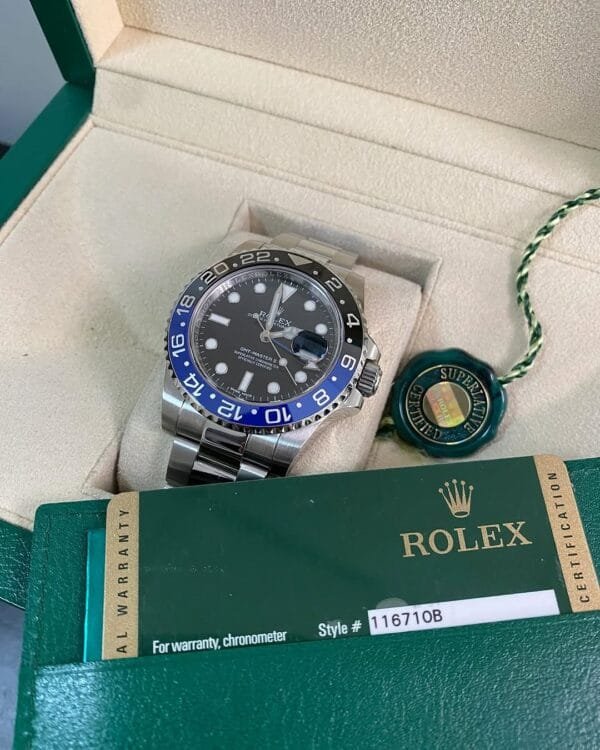 Rolex Steel GMT-Master II - “Batman” - 116710BLNR *OPEN CARD*