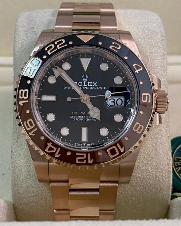Rolex Everose Gold GMT-Master II - 2019 - “Root Beer” - Oyster Bracelet - 126715CHNR *FULL SET* - Image 11