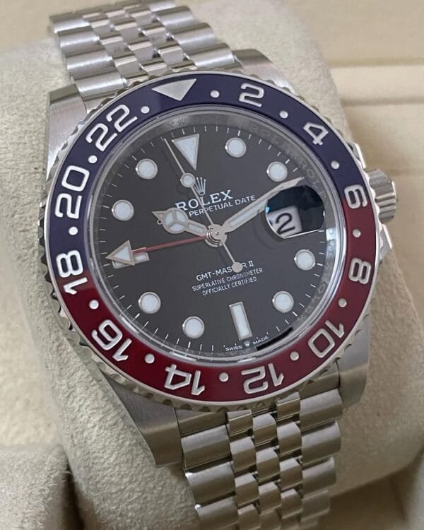 Rolex Steel GMT-Master II - 2020 -“Pepsi” - Black Dial - Jubilee Bracelet - 126710BLRO *FULL SET* - Image 7