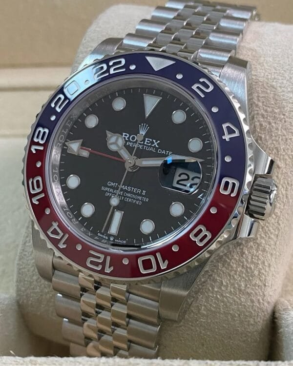 Rolex Steel GMT-Master II - 2020 -“Pepsi” - Black Dial - Jubilee Bracelet - 126710BLRO *FULL SET* - Image 8