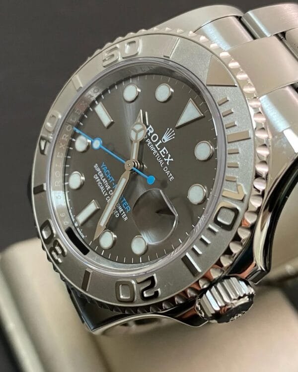 Rolex Steel & Platinum Yacht-Master 40 - 2024- Rhodium Dial - Platinum Bezel - 126622 *FULL SET* - Image 7