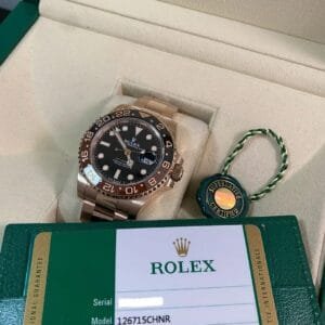 Rolex Everose Gold GMT-Master II - 2019 - “Root Beer” - Oyster Bracelet - 126715CHNR *FULL SET*