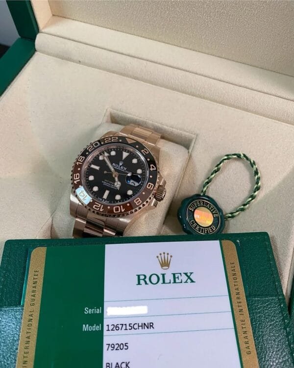 Rolex Everose Gold GMT-Master II - 2019 - “Root Beer” - Oyster Bracelet - 126715CHNR *FULL SET*