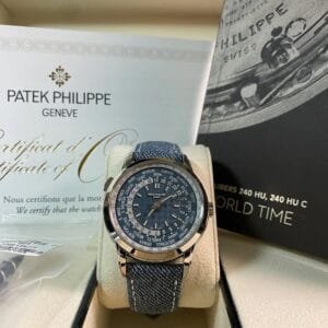 Patek Philippe World Time White Gold - 2024 - Date Complications - Jean Strap - 5330G *FULL SET*