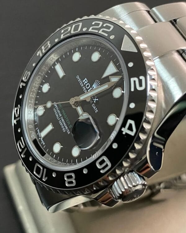 Rolex Steel GMT-Master II - 2017 - Black Bezel - Black Dial - Oyster Bracelet - 116710LN *FULL SET* - Image 8