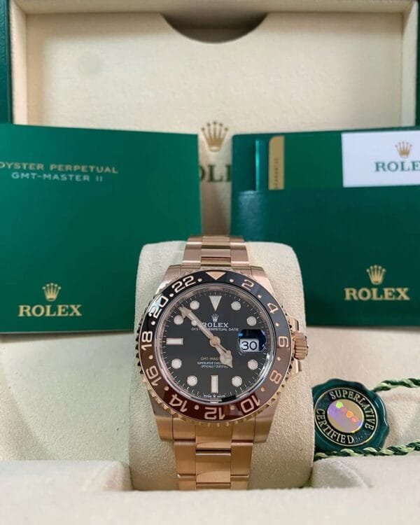 Rolex Everose Gold GMT-Master II - 2019 - “Root Beer” - Oyster Bracelet - 126715CHNR *FULL SET* - Image 8