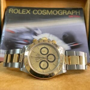 Rolex Steel & Yellow Gold Cosmograph Daytona - W serial - Zenith Dial - 16523