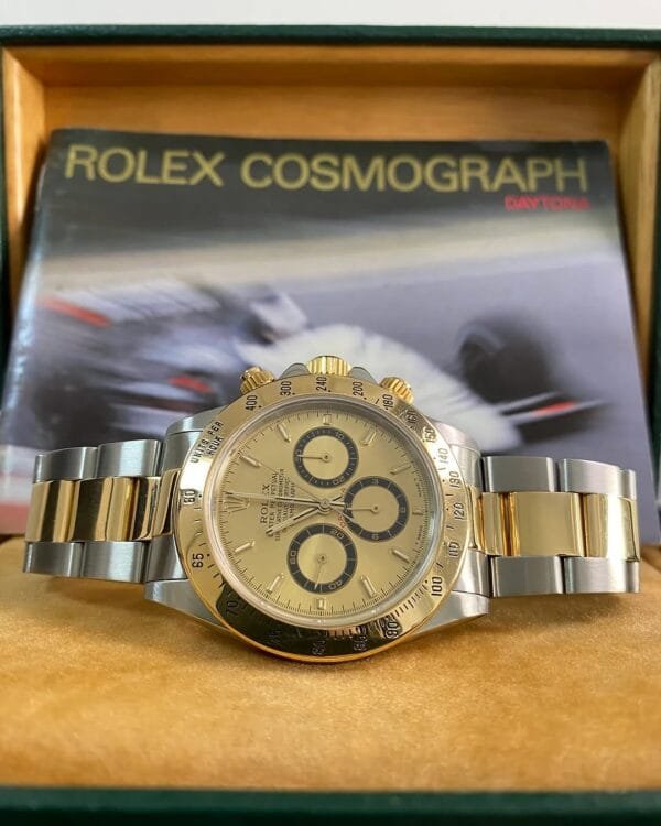 Rolex Steel & Yellow Gold Cosmograph Daytona - W serial - Zenith Dial - 16523