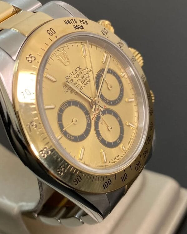 Rolex Steel & Yellow Gold Cosmograph Daytona - W serial - Zenith Dial - 16523 - Image 2
