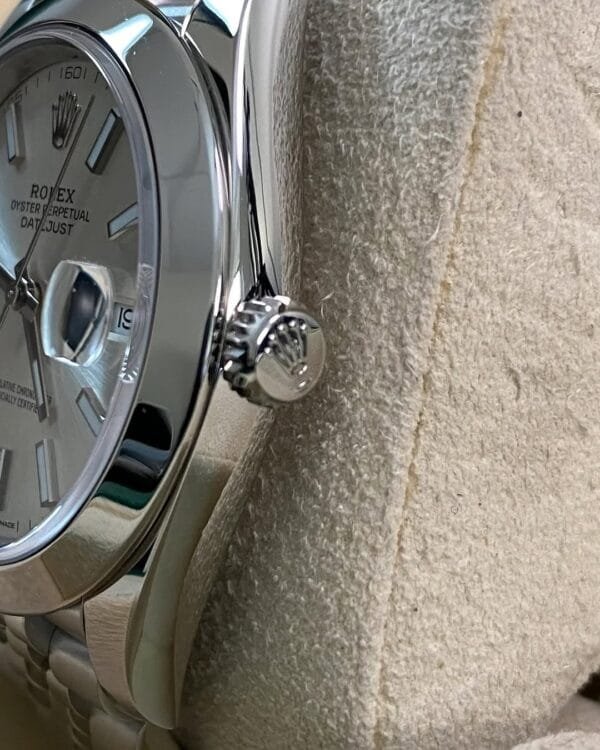 Rolex Steel Datejust 41 - 2021 - Smooth Bezel -Silver Index Dial - Jubilee Bracelet - 126300 *FULL SET* - Image 2