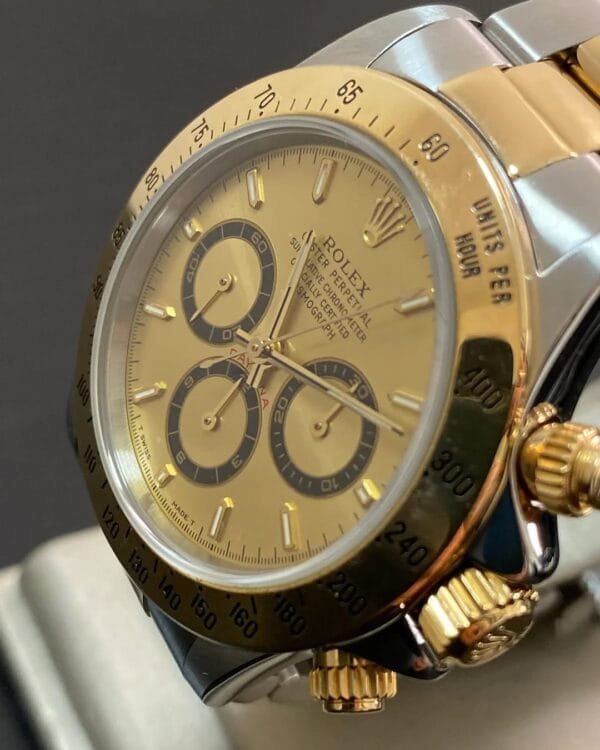 Rolex Steel & Yellow Gold Cosmograph Daytona - W serial - Zenith Dial - 16523 - Image 10