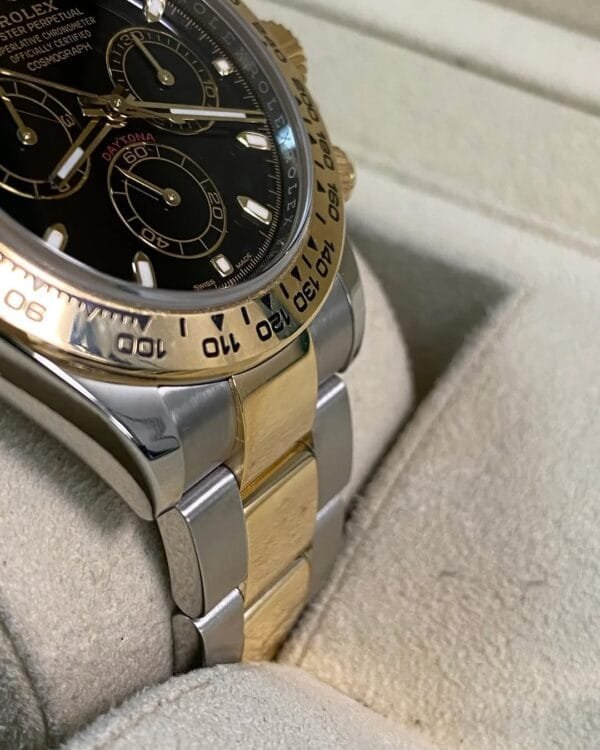 Rolex Yellow Gold Rolesor Cosmograph Daytona - 2021 - Black Index Dial - 116503 *FULL SET* - Image 5
