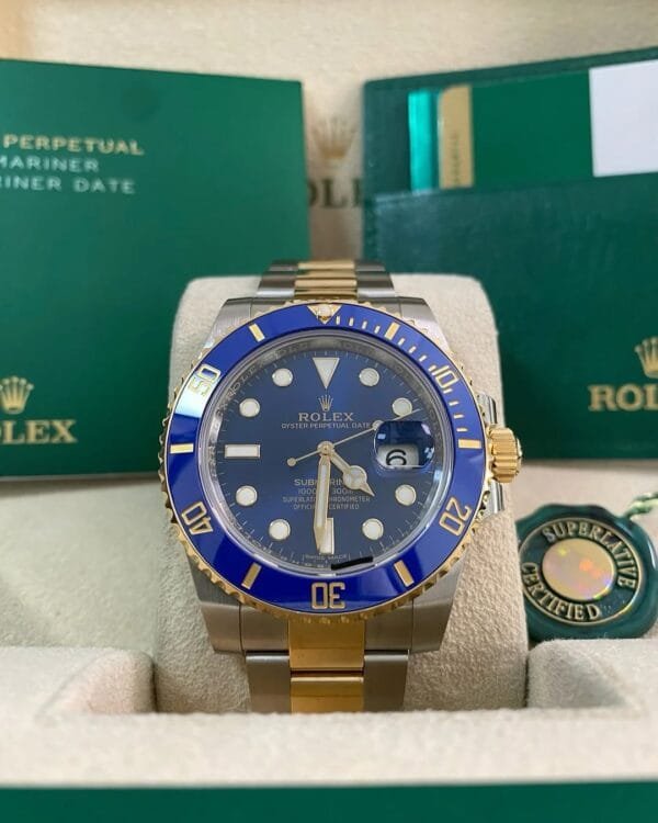 Rolex Steel & Yellow Gold Submariner Date - 2019 - “Bluesy” - 116613LB *FULL SET* - Image 2