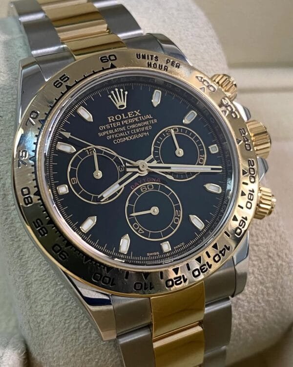 Rolex Yellow Gold Rolesor Cosmograph Daytona - 2021 - Black Index Dial - 116503 *FULL SET* - Image 3
