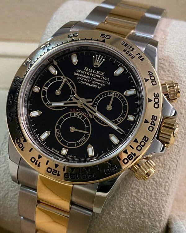Rolex Yellow Gold Rolesor Cosmograph Daytona - 2021 - Black Index Dial - 116503 *FULL SET* - Image 6