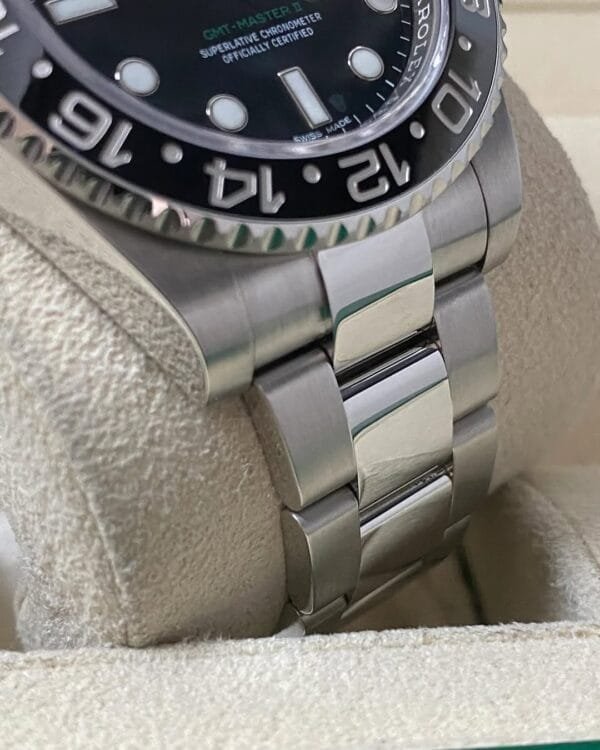 Rolex Steel GMT-Master II - 2017 - Black Bezel - Black Dial - Oyster Bracelet - 116710LN *FULL SET* - Image 6