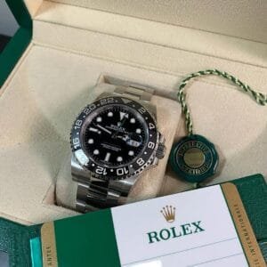 Rolex Steel GMT-Master II - 2017 - Black Bezel - Black Dial - Oyster Bracelet - 116710LN *FULL SET*