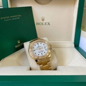 Rolex Yellow Gold Yacht-Master 40 - White Dial - 16628