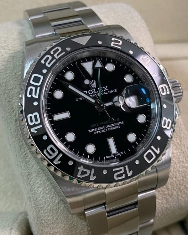 Rolex Steel GMT-Master II - 2017 - Black Bezel - Black Dial - Oyster Bracelet - 116710LN *FULL SET* - Image 3