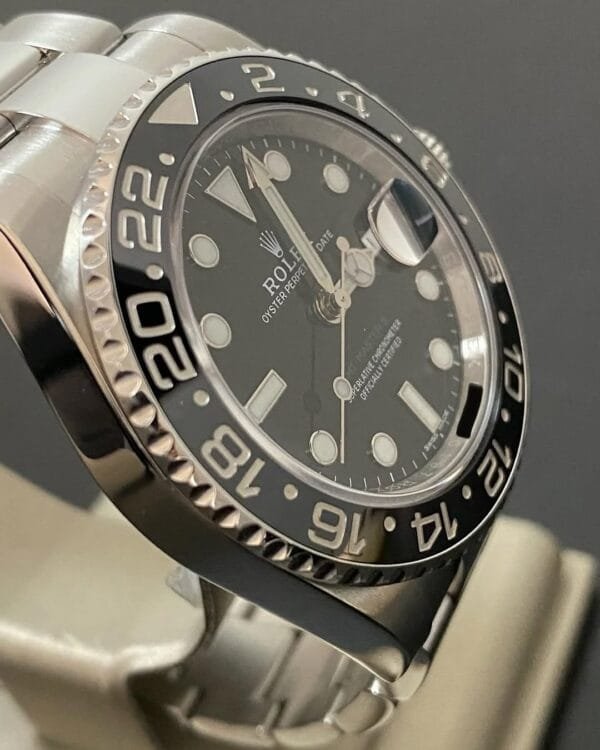 Rolex Steel GMT-Master II - 2017 - Black Bezel - Black Dial - Oyster Bracelet - 116710LN *FULL SET* - Image 2