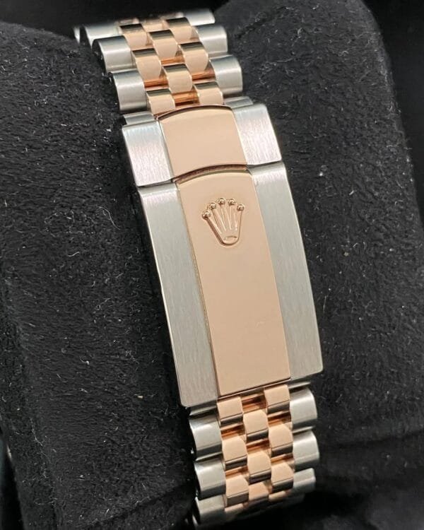 Rolex Steel & Everose Gold Datejust 36 - 2025 - Fluted Bezel - Chocolate Dial - Jubilee Bracelet - 126231 *FULL SET* - Image 4