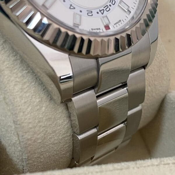 Rolex Steel Sky-Dweller - 2020- White Dial - Oyster Bracelet - 326934 *FULL SET* - Image 5