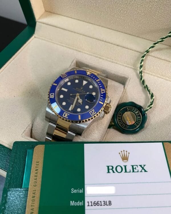 Rolex Steel & Yellow Gold Submariner Date - 2019 - “Bluesy” - 116613LB *FULL SET*