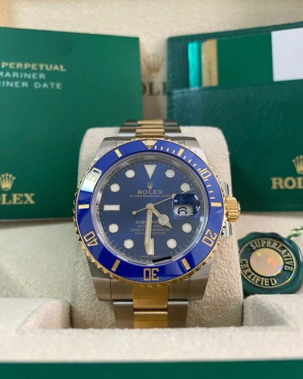 Rolex Steel & Yellow Gold Submariner Date - 2019 - “Bluesy” - 116613LB *FULL SET* - Image 2