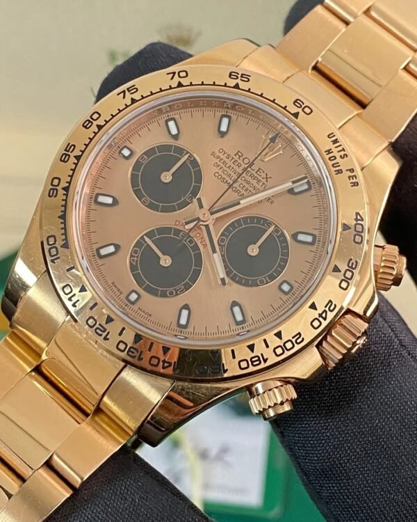 Rolex Everose Gold Cosmograph Daytona - 2016 - Pink Sundust Dial - 116505 *FULL SET* - Image 5