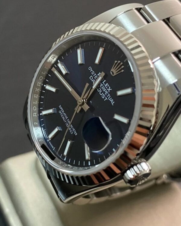 Rolex Steel Datejust 36 - 2025 - Fluted Bezel - Bright Blue Dial - Oyster Bracelet - 126234 *FULL SET* - Image 9