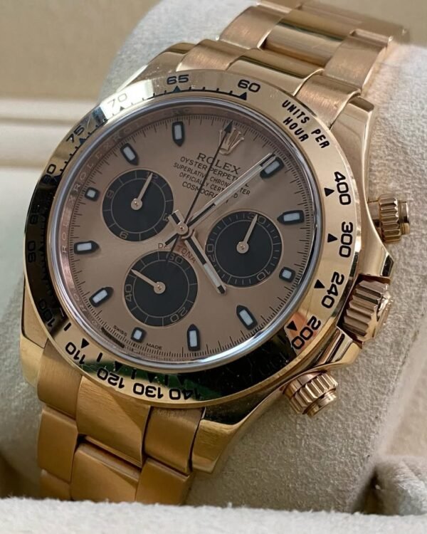 Rolex Everose Gold Cosmograph Daytona - 2016 - Pink Sundust Dial - 116505 *FULL SET* - Image 4