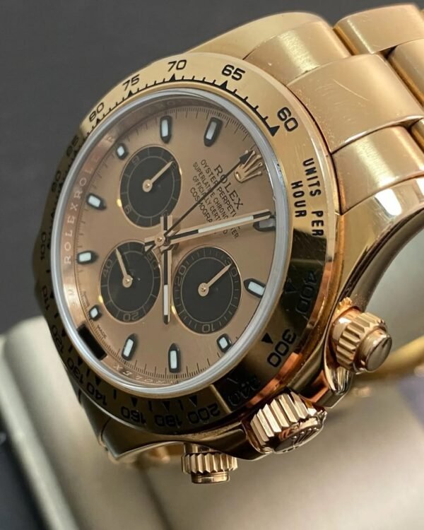 Rolex Everose Gold Cosmograph Daytona - 2016 - Pink Sundust Dial - 116505 *FULL SET* - Image 3