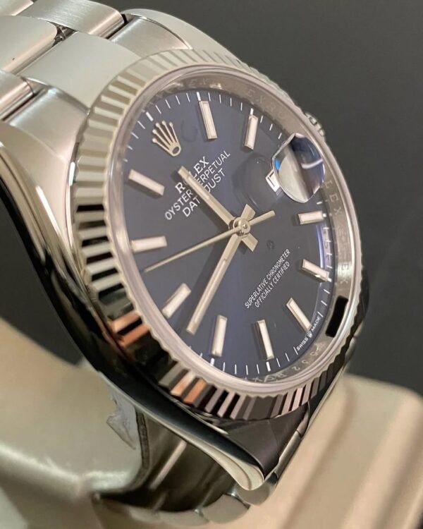Rolex Steel Datejust 36 - 2025 - Fluted Bezel - Bright Blue Dial - Oyster Bracelet - 126234 *FULL SET* - Image 6