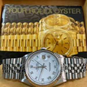 Rolex Steel Datejust 36 - 1978 - Fluted Bezel - White Roman Dial - Jubilee Bracelet - 16014