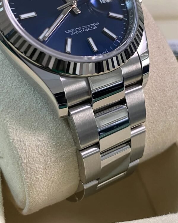 Rolex Steel Datejust 36 - 2025 - Fluted Bezel - Bright Blue Dial - Oyster Bracelet - 126234 *FULL SET* - Image 5