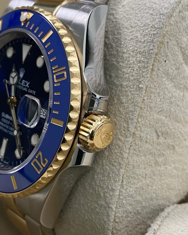 Rolex Steel & Yellow Gold Submariner Date - 2021 - “Bluesy” Blue Bezel - Blue Dial - 126613LB *FULL SET* - Image 5