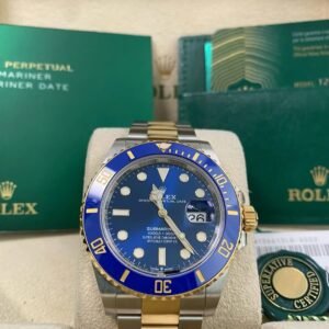 Rolex Steel & Yellow Gold Submariner Date - 2021 - “Bluesy” Blue Bezel - Blue Dial - 126613LB *FULL SET*