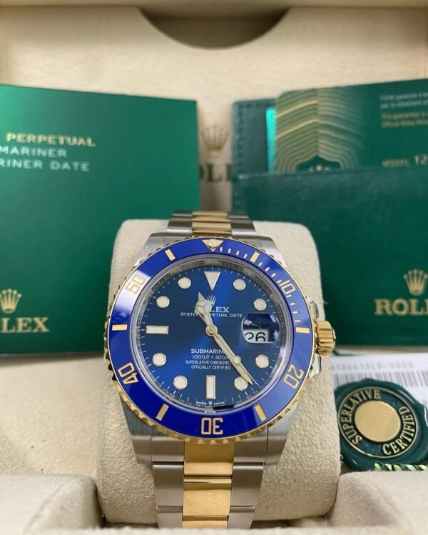 Rolex Steel & Yellow Gold Submariner Date - 2021 - “Bluesy” Blue Bezel - Blue Dial - 126613LB *FULL SET*